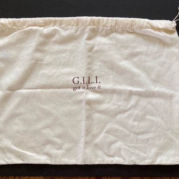 G.I.L.I. Got It Love It Black Pebble Leather Stirrup Satchel/NEW/NEVER USED!!! - Picture 9 of 9